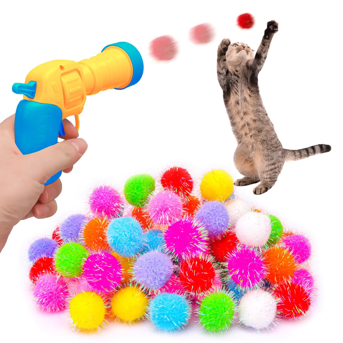 SparkChase Interactive Cat Launcher