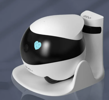 Roaming robot camera on wheels for pets, view 2