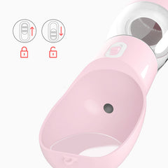 2-in-1 Dog Water Bottle & Food Holder
