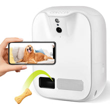 SnackCam wall-mounted treat-tossing dog camera