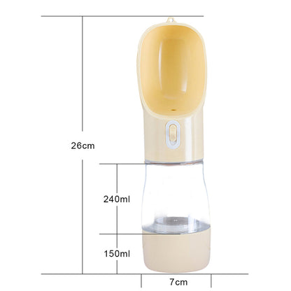 2-in-1 Dog Water Bottle with built-in drinking bowl, view 17