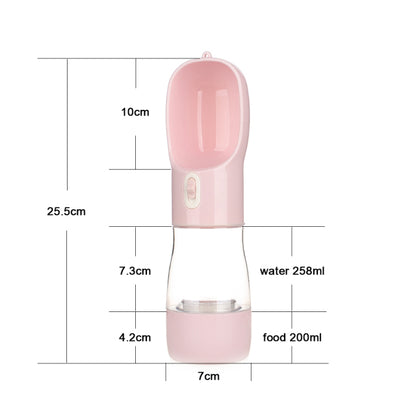 2-in-1 Dog Water Bottle with built-in drinking bowl, view 12