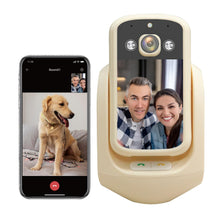 Interactive pet camera with screen, second view
