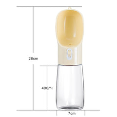 2-in-1 Dog Water Bottle & Food Holder