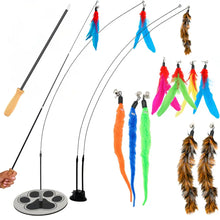 FlexChase Suction Feather Wand Toy