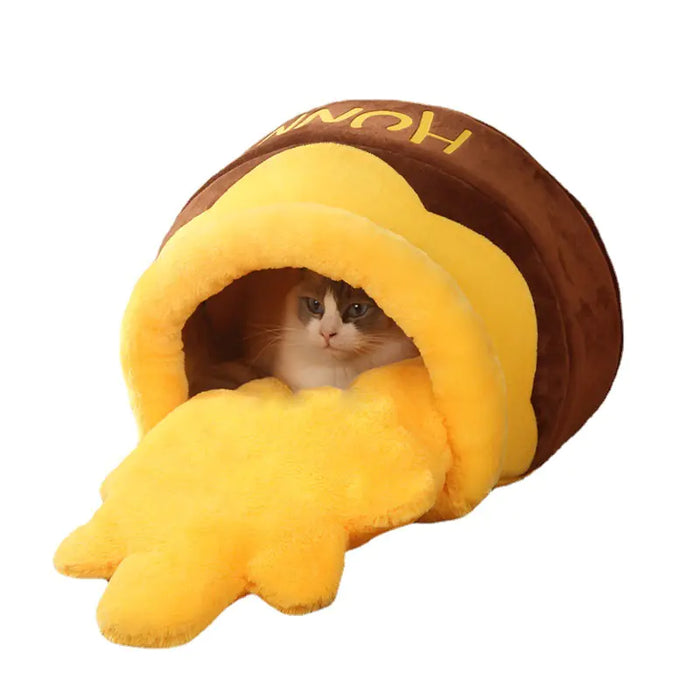 Honey Jar Cat Bed