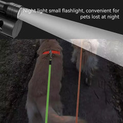 TangleFree™ Dual Retractable Dog Leash – 360° Swivel with LED Flashlight