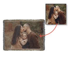 Wrap Yourself in Memories-Custom Woven Pet Photo Blanket
