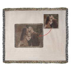 Wrap Yourself in Memories-Custom Woven Pet Photo Blanket