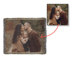 Wrap Yourself in Memories-Custom Woven Pet Photo Blanket
