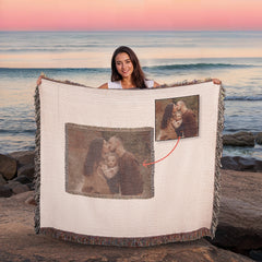 Wrap Yourself in Memories-Custom Woven Pet Photo Blanket