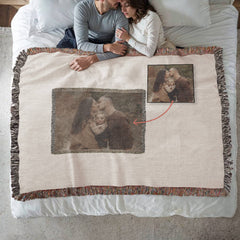 Wrap Yourself in Memories-Custom Woven Pet Photo Blanket
