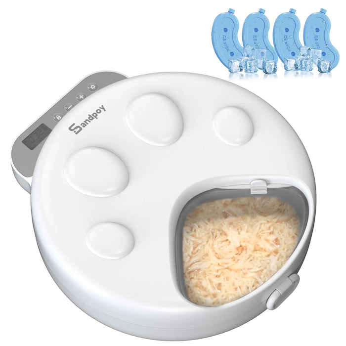 ChillFeast™ Smart Cat Feeder – Timed Rotating Feeder