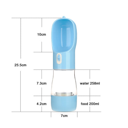 2-in-1 Dog Water Bottle with built-in drinking bowl, view 15