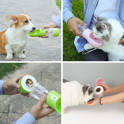 2-in-1 Dog Water Bottle with built-in drinking bowl, view 13