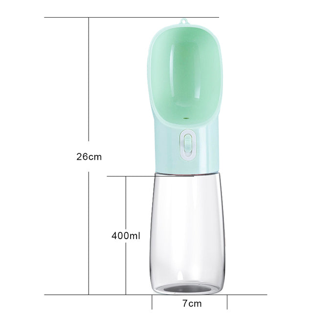 2-in-1 Dog Water Bottle with built-in drinking bowl, view 22