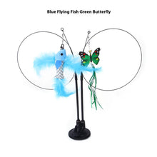 Suction cup cat teaser toy