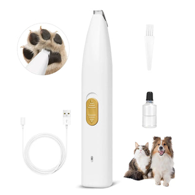 QuietPet™ Mini Trimmer – Low Noise, Precision Grooming