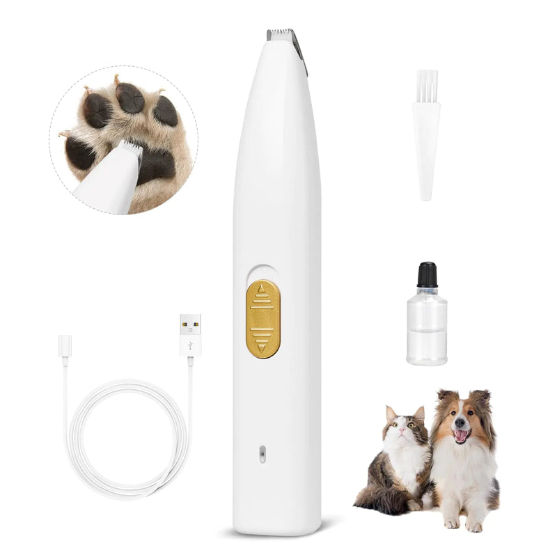 QuietPet™ Mini Trimmer – Low Noise, Precision Grooming