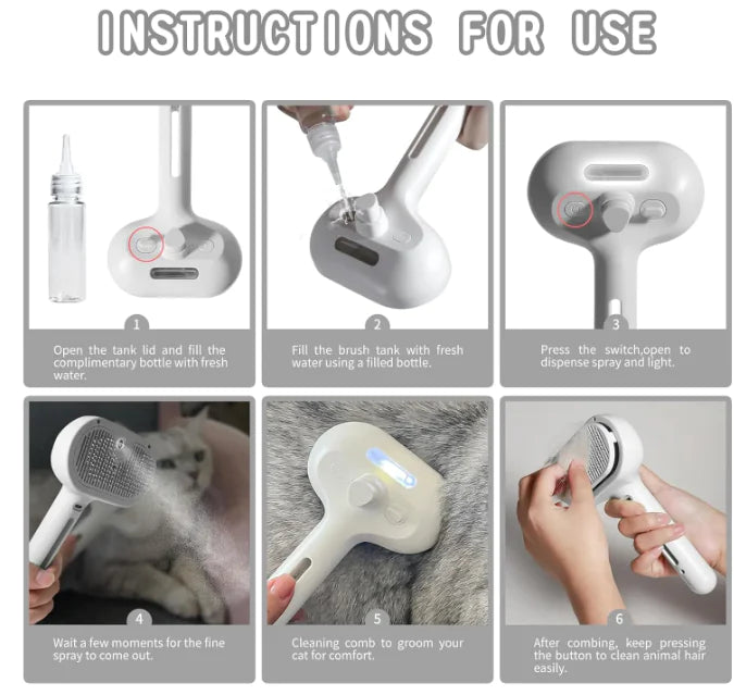 Pet Hair Spray Brush – image 2