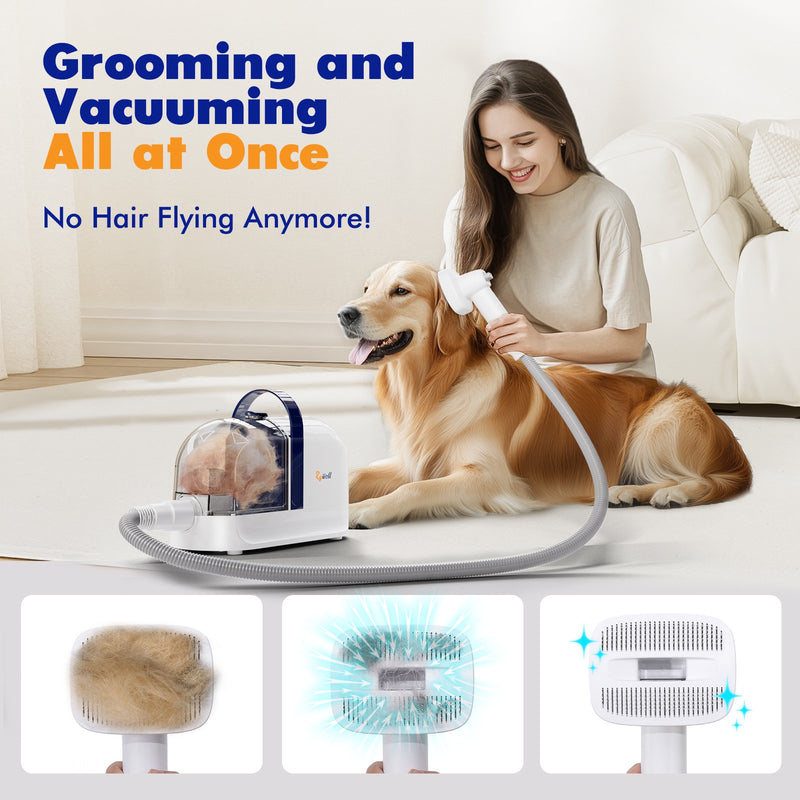 Rywell 12Kpa Pet Grooming Vacuum