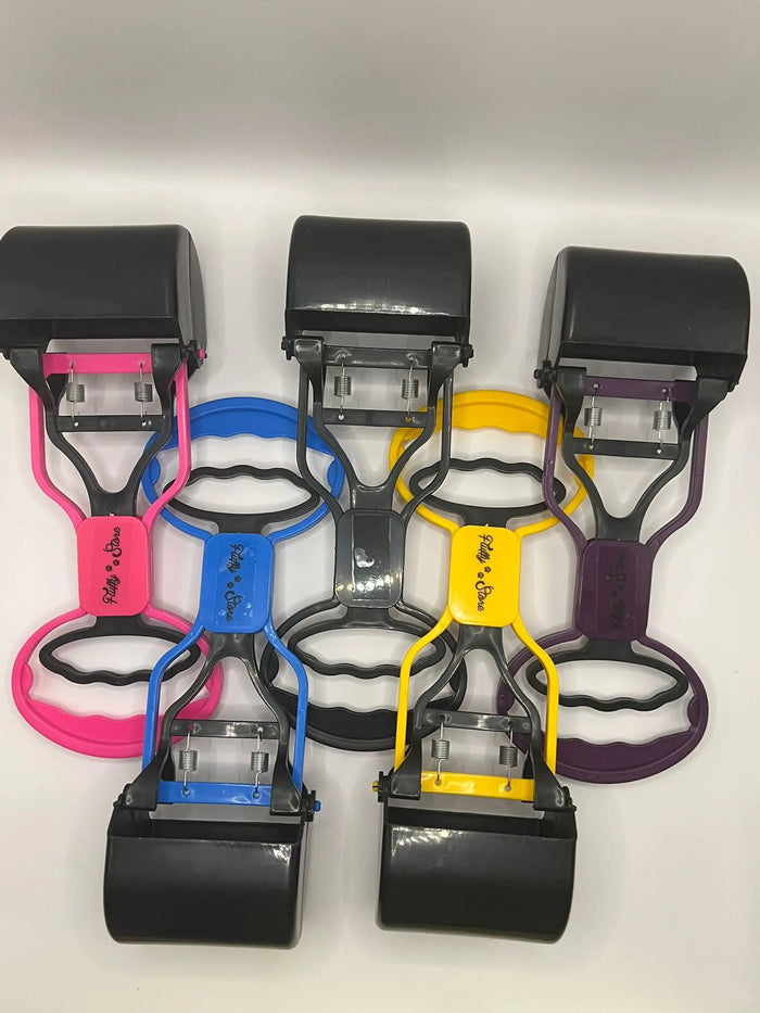 FluffyPaw™ Portable Poop Scooper – Bright Yellow & Mess-Free