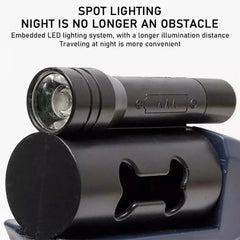TangleFree™ Dual Retractable Dog Leash – 360° Swivel with LED Flashlight