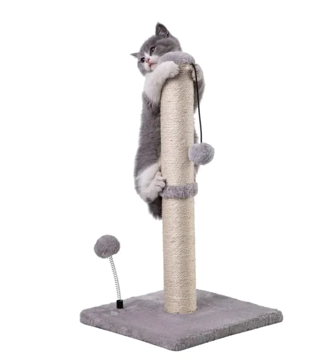 Tall sisal cat scratching post, 28.7 inches