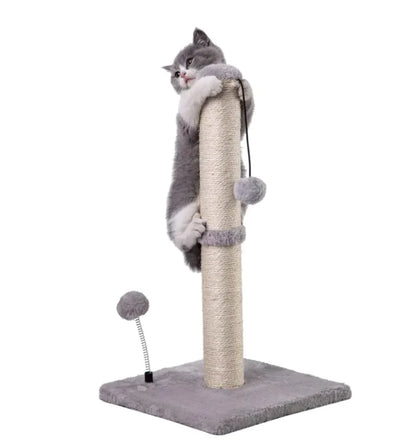 Tall sisal cat scratching post, 28.7 inches